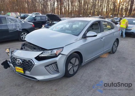 2021 Hyundai Ioniq Hybrid Se из США, поврежденный, VIN KMHC75LC6MU255743